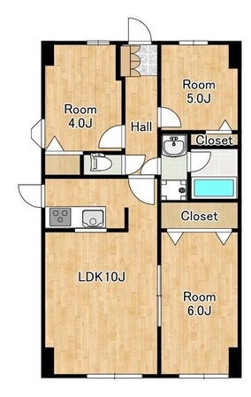 シティレジデンス豊田の物件間取画像